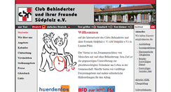 Desktop Screenshot of cbf-suedpfalz.de